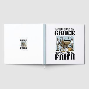 Ernährt von Gnade, getragen von Glauben Design Gästebuch