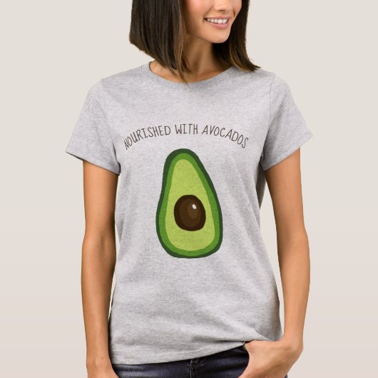 Ernährte Avocados T-Shirt (Vorderseite)
