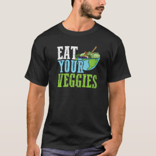 Ernährung auf Pflanze Mehr Gemüse Niedlich vegetar T-Shirt