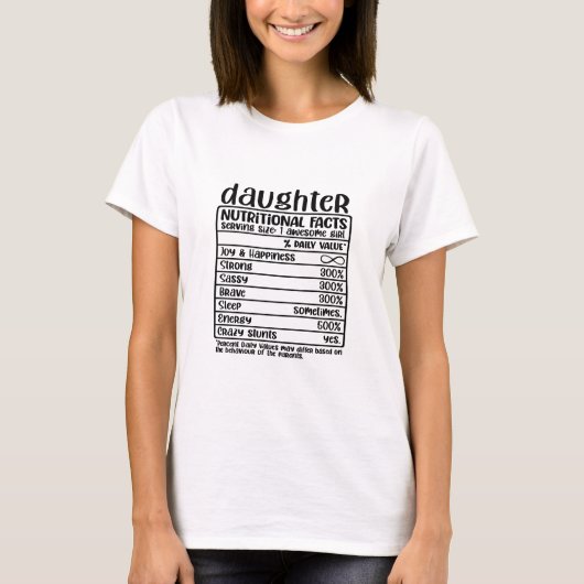 Ernährung der Tochter T-Shirt (Vorderseite)