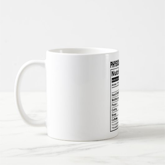 Ernährung des Arztes Kaffeetasse (Links)