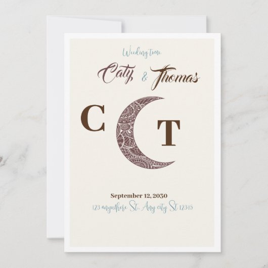 Ernährung Einladung (Vorderseite)