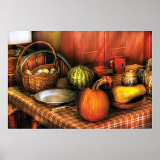 Ernährung - Ernte auf dem Lande Poster