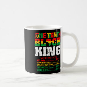 Ernährung Fakten 19. Juni 1865 Schwarzer König Kaffeetasse