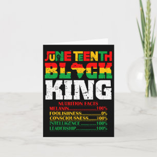 Ernährung Fakten 19. Juni 1865 Schwarzer König Karte