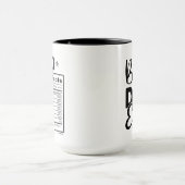 Ernährung Fakten für Vati-Geschenk Tasse (Zentrum)