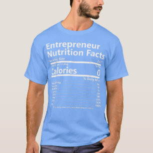 Ernährung Fakten Unternehmererfolg Motivation T-Shirt