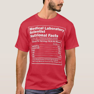 Ernährung Fakten Wissenschaft Medical Laboratory S T-Shirt