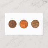 Ernährung für das moderne Gesundheitswesen Visitenkarte (Rückseite)