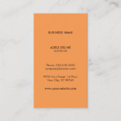 Ernährung für das moderne Gesundheitswesen Visitenkarte (Vorderseite)