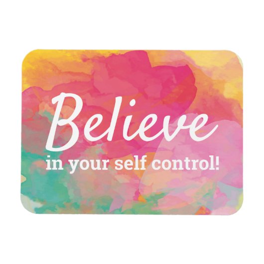 Ernährung glauben an die Selbstbestätigung der Kon Magnet (Horizontal)