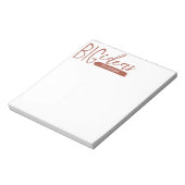 Ernährung große Ideen Notizblock (Rotiert)