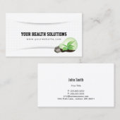 Ernährung Health Solutions Moderne Biotechnologie Visitenkarte (Vorne/Hinten)