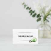 Ernährung Health Solutions Moderne Biotechnologie Visitenkarte (Stehend Vorderseite)