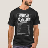 Ernährung medizinischer Assistant Fakten T-Shirt (Vorderseite)