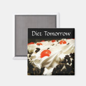 Ernährung morgen magnet (Vorderseite/Rückseite)