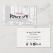 Ernährung Persönliche Gesundheit | Fitness-Trainer Terminkarte (Vorne/Hinten)