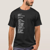 Ernährung T-Shirt (Vorderseite)