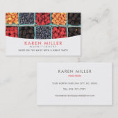 Ernährung und Gesundheit Slogans Visitenkarten Visitenkarte (Vorne/Hinten)