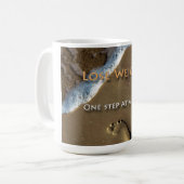 Ernährung und Gewicht gehen Schritt für Schritt ve Kaffeetasse (Vorderseite Links)