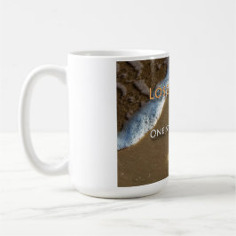 Ernährung und Gewicht gehen Schritt für Schritt ve Kaffeetasse