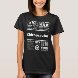 Ernährung von Chiropraktoren für Chiropraktoren T-Shirt