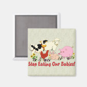 Ernährung von Tierbabys Magnet (Vorderseite/Rückseite)