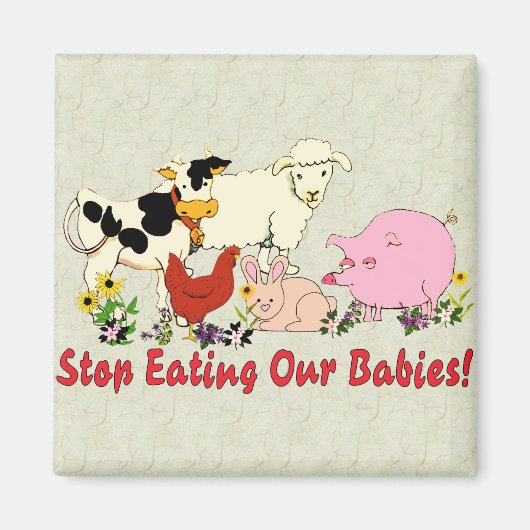 Ernährung von Tierbabys Magnet (Vorne)