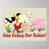Ernährung von Tierbabys Poster (Vorne)