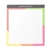 Ernährungsbeherrschung Notizblock (Vorderseite)