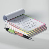 Ernährungsbeherrschung Notizblock