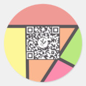 Ernährungsbeherrschung Runder Aufkleber (Vorderseite)