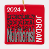 Ernährungsberater CUSTOM Keramikornament (Vorderseite)