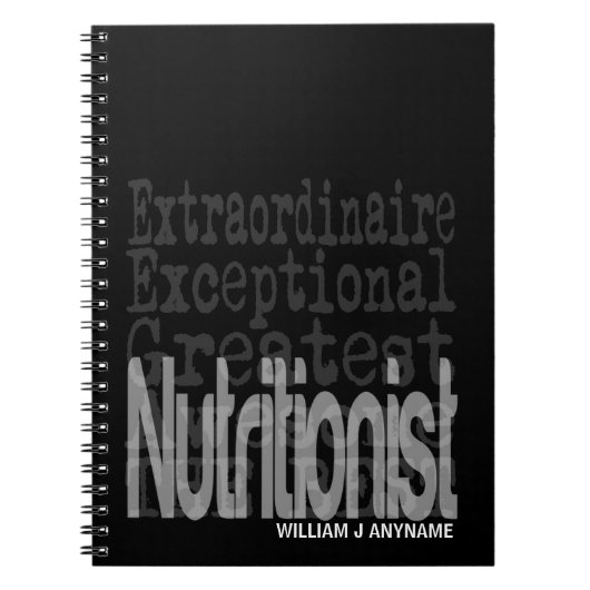 Ernährungsberater CUSTOM Notizblock (Vorderseite)