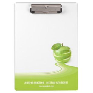 Ernährungsberater Geschäft Clipboard Klemmbrett
