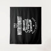 Ernährungsberaterin Wandteppich (Vorderseite)