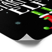 Ernährungsberatung Elf Xmas Funny Family Matching  Poster (Ecke)