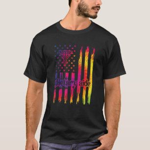 Ernährungsberatung für die USA Flag Diätanzeige T-Shirt