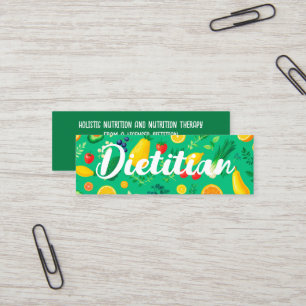 Ernährungsdiätin Mini Visitenkarte