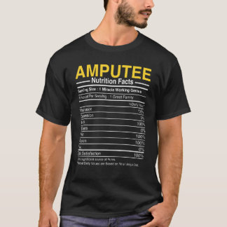 Ernährungsfakten für Amputierte - Lustige Amputati T-Shirt