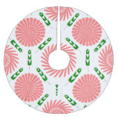 Ernährungsgeeks Diskontcode Owala Diskontcode Polyester Weihnachtsbaumdecke (Vorderseite)