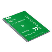 Ernährungstagebuch (#Victuals) Notizblock (Rechte Seite)