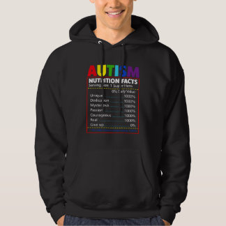 Ernährungstatsachen Autismus Kleinkind Kinder Auti Hoodie