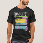 Ernährungstatsachen für Family Thanksgiving Biscui T-Shirt (Vorderseite)
