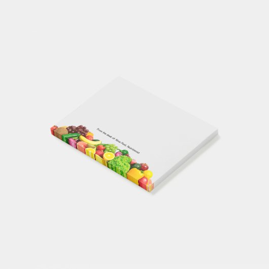 Ernährungstheorie Post-it Klebezettel (angewinkelt)