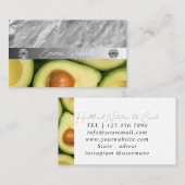 Ernährungstherapeut Gesundheit und Wellness Visitenkarte (Vorne/Hinten)