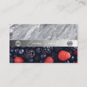 Ernährungstherapeut Gesundheit und Wellness Visitenkarte (Vorderseite)