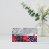 Ernährungstherapeut Gesundheit und Wellness Visitenkarte (Stehend Vorderseite)