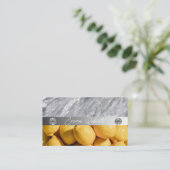 Ernährungstherapeut Gesundheit und Wellness Visitenkarte (Stehend Vorderseite)