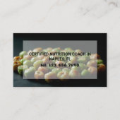 Ernährungswissenschaftler Visitenkarte (Vorderseite)